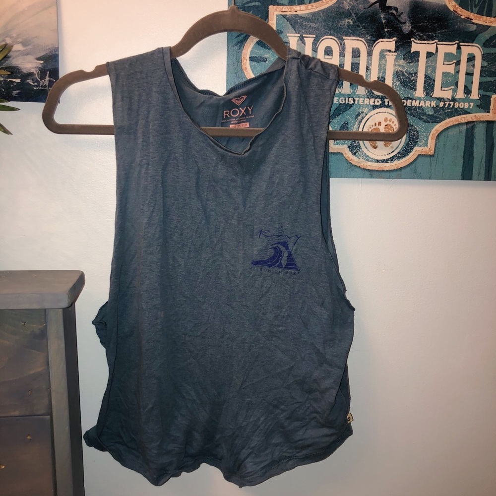 Roxy dark blue graphic tank